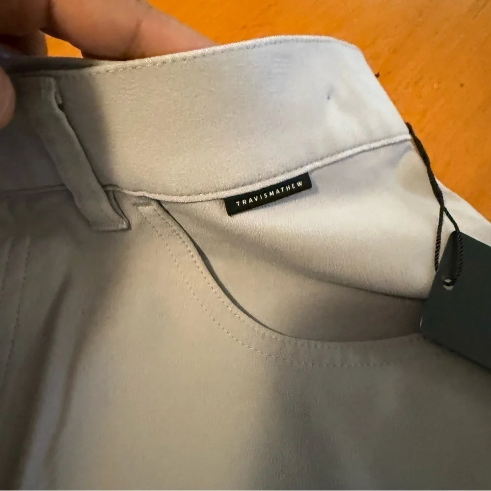 NEW Travis Mathew Open to Close Midweight Stretch Straight Leg Sleet Sz 30 x 33